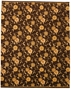 Nairamat Rugs Poppy 80 Knot Brown Area Rug Clearance| Size| 9' x 12'