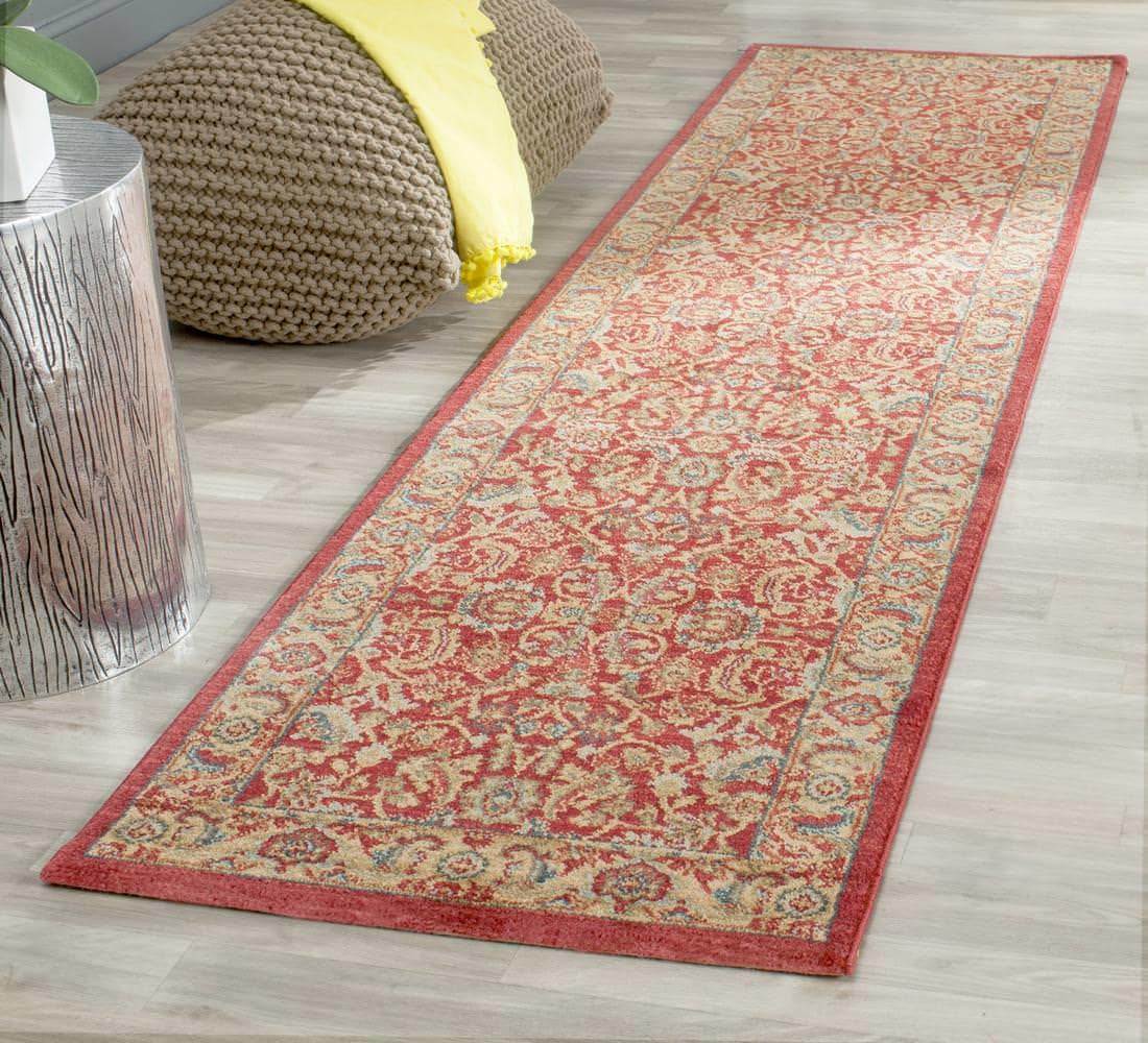 Safavieh Mahal Mah699a Red Natural Rug Studio