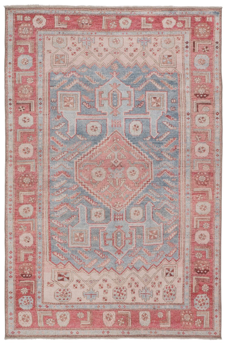 Jaipur Living Boheme Boh16 Fiddler Pink Blue Rug Studio